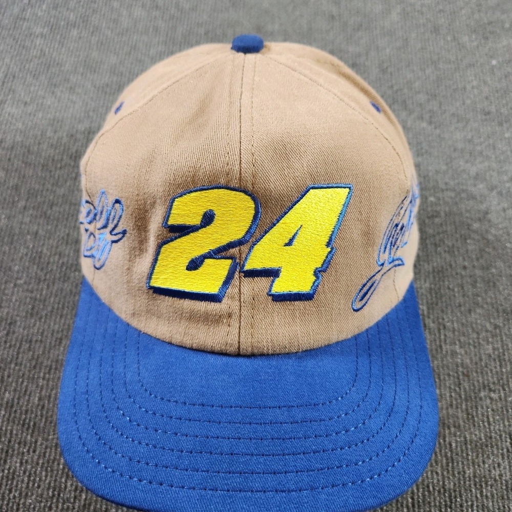 Vintage Nascar Snapback Hat Jeff Gordon Cap Racing USA Winston Cup‎ Series